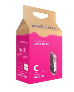 WEC4242 - Wecare - Cartucho de tinta magenta BJC 3000 / 6100 6200 6200Photo 6500 8200serie Multipass C100