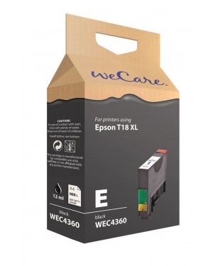 WEC4360 - Wecare - Cartucho de tinta preto Expression Home XP102 / XP202 XP205 XP212 XP215 XP225 XP30 X