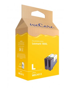 WEC4513 - Wecare - Cartucho de tinta amarelo Genesis S815 / Impact S305 Interact S605 Interpret S405 Intu
