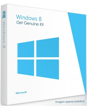 LICENCA 4YR-00184 - Microsoft - Windows 8.1 Professional GGK 64Bits DVD