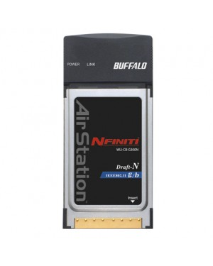 WLI-CB-AG108HP-3 - Buffalo - Placa de rede Wireless 270 Mbit/s CardBus