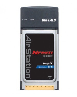 WLI-CB-G300N - Buffalo - Placa de rede Wireless 300 Mbit/s CardBus