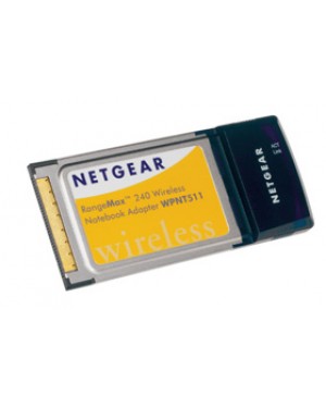 WPNT511NA - Netgear - Placa de rede Wireless 240 Mbit/s CardBus