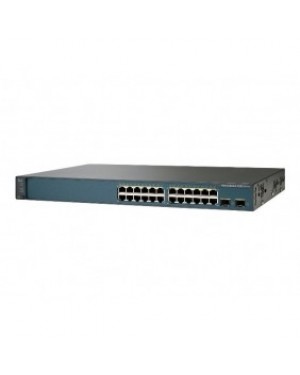 WS-C3560V2-24TS-SD - Cisco - Catalyst 3560V2 24 10/100 + 2 SFP + IPB Image + DC Power
