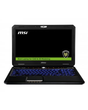 WT60 2OJ-878BE - MSI - Notebook Workstation notebook