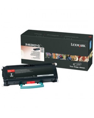 X463H21G - Lexmark - Toner preto X463de X464de X466de X466dte X466dwe