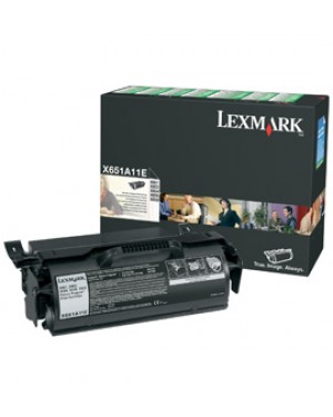 X651A11L - Lexmark - Toner preto X651 X652 X654 X656 X658