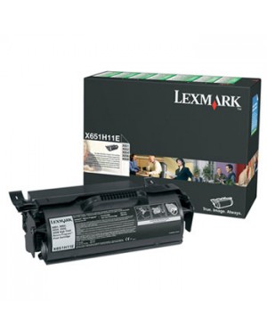 X651H11L - Lexmark - Toner preto X651 X652 X654 X656 X658