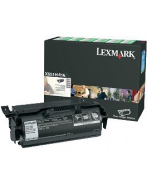 X651H41G - Lexmark - Toner preto X651 X652 x654 X656 X658