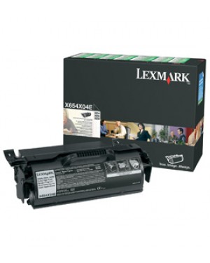 X654X04E - Lexmark - Toner preto LEXMARK X654DE X656DE MFP X656DTE X658DFE X658DMELEXMARK X65
