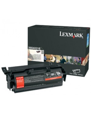 X654X31E - Lexmark - Toner X654 preto X654 X656 X658