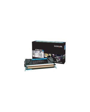 X746A1CG - Lexmark - Toner ciano X746de X748de X748dte