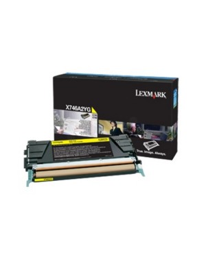 X746A3YG - Lexmark - Toner X746A3 amarelo X746de X748de X748dte