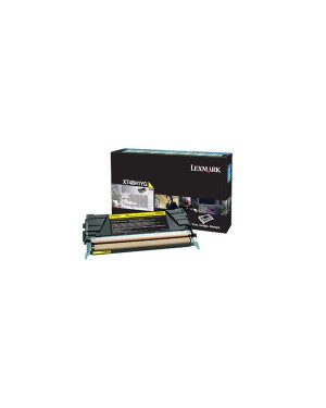 X748H1YG - Lexmark - Toner amarelo X748de X748dte