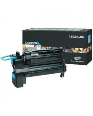 X792X1CG - Lexmark - Toner ciano X792de X792dte X792dtfe X792dtme X792dtpe X792dtse