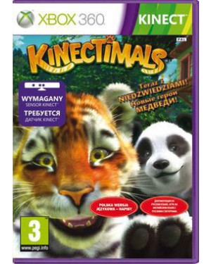 3PK-00020 - Microsoft - Xbox 360 Game Kinectimals agora com Ursos