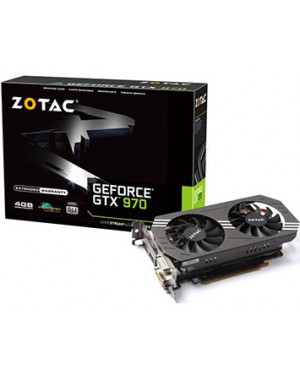 ZT-90101-10P - Zotac - Placa de Video GeForce 900 NVIDIA PCIe 4GB DDR5 256bit DVI/HDMI