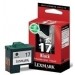 010NX217B - Lexmark - Cartucho de tinta No.17 preto X75/X1150/X1110/X74/X1130/X1180/X1170/X2250/X2240/X2