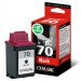 12AX970BL - Lexmark - Cartucho de tinta Nr.70 preto 7000 7200 7200V Optra Color 45 45n X125 X4250 X4270