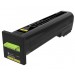 72K20YE - Lexmark - Toner amarelo CS820 CX8xx