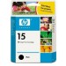 C6615A - HP - Cartucho de tinta 15 preto Deskjet 810c 825c 840c 845c 920c 940c 948c 3820 Officejet 51