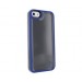 F8W161ttC15 - Outros - Capa para iPhone 5 Cinza Borda Azul Belkin