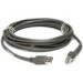 CBA-U43-S07ZAR -  - Cabo USB Blindado Zebra Conector Power Plus 7ft (2m) Reto Suporta 12 Volts para Leitores Zebra