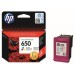 CZ102A - HP - Cartucho de tinta 650 ciano magenta amarelo DeskJet Ink Advantage 2515 2516.