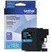 LC-103C - Brother - Cartucho de tinta LC103C ciano MFCJ4510DW