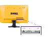 RL2240HE - Benq - Monitor Gamer 21.5 LED Preto e Amarelo BenQ